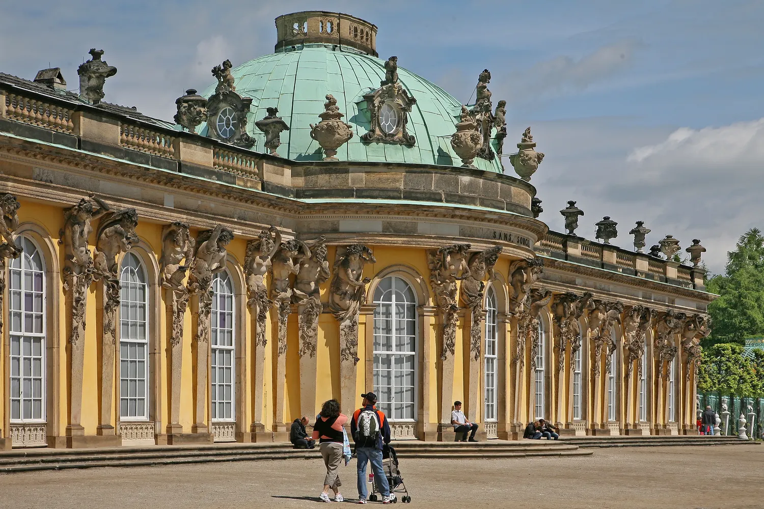 Schloss Sanssouci - .00 2522 Schloss Sanssouci in Potsdam