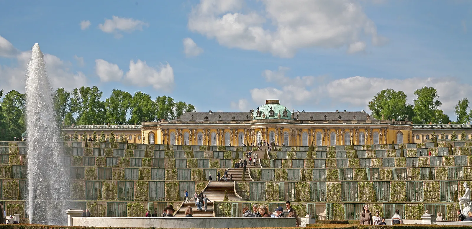 Schloss Sanssouci - .00 3591 Schloss Sanssouci in Potsdam