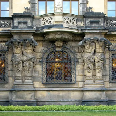 Residenzschloss und grünes Gewölbe - 20080711030DR Dresden Residenzschloß Grünes Gewölbe