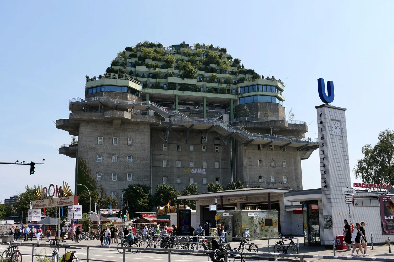 Hamburg Bunker/ Flakturm IV - 2024 Hamburger Flaktürme in St. Pauli 02