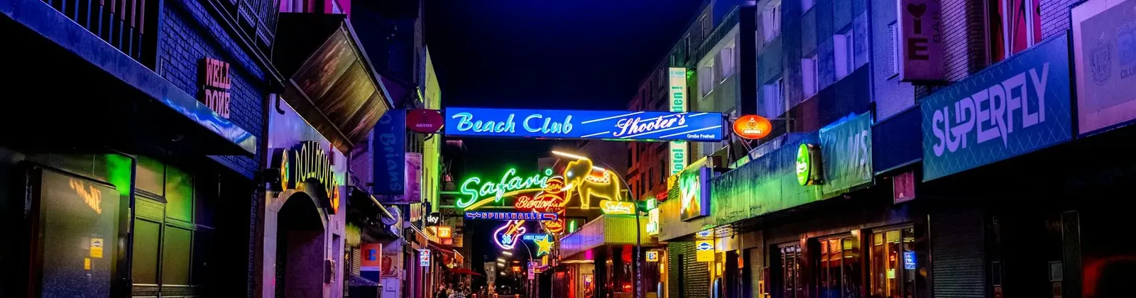 Reeperbahn, Große Freiheit und Talstrasse