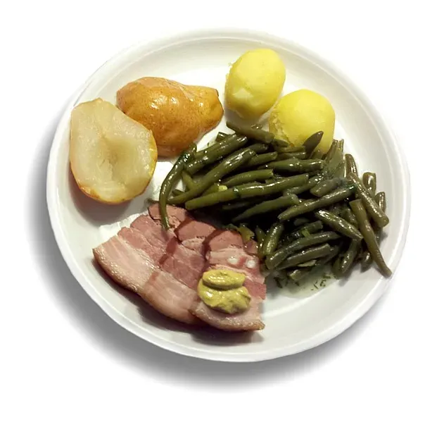 Birnen, Bohnen und Speck