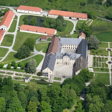 Stiftung Kloster Dalheim - LWL-Landesmuseum für Klosterkultur - Aerial image of Kloster Dalheim (view from the southwest)