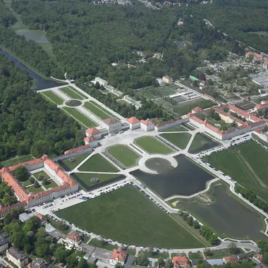 Schloss Nymphenburg - Aerial image of Schloss Nymphenburg