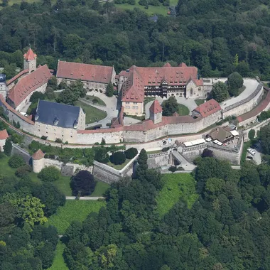 Veste Coburg - Aerial image of the Coburg Fortress