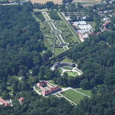 Eremitage - Aerial image of the Eremitage Bayreuth