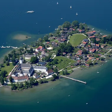 Fraueninsel - Aerial image of the Fraueninsel