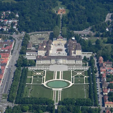 Residenzschloss Ludwigsburg - Aerial image of the Ludwigsburg Palace