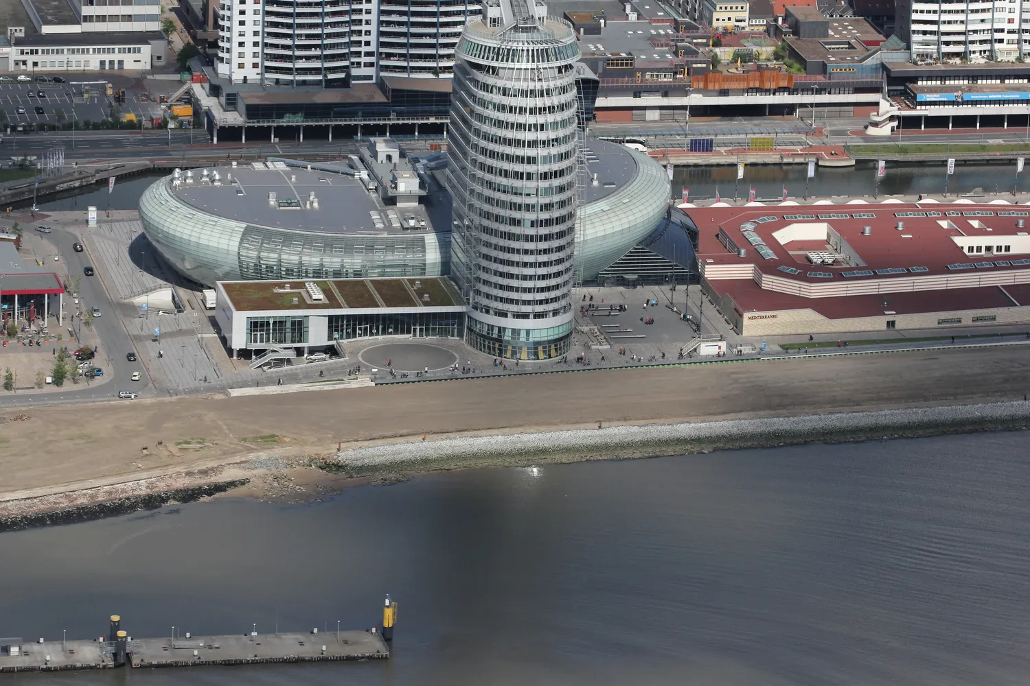 Klimahaus Bremerhaven 8° Ost - Aerial photograph 60D 2012 05 13 8712 DxO - Klimahaus
