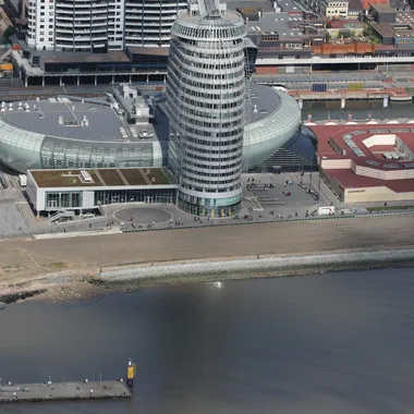 Klimahaus Bremerhaven 8° Ost - Aerial photograph 60D 2012 05 13 8712 DxO - Klimahaus