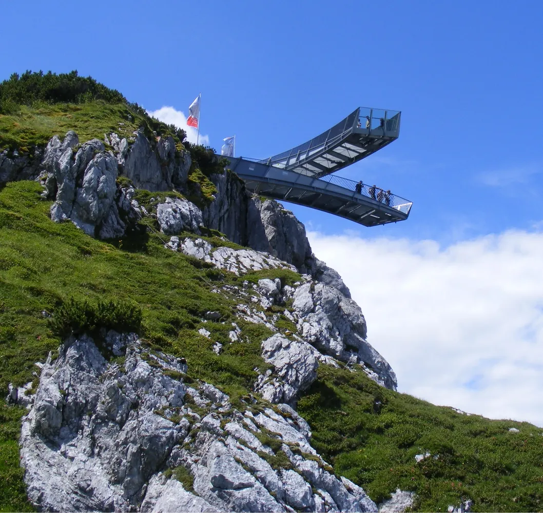 Aussichtsplattform AlpspiX - Alpspix von unten