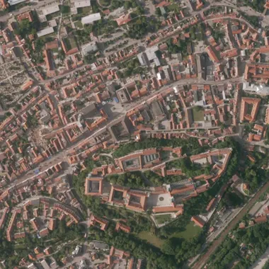 Altstadt Freising - Altstadt Freising Luftbild