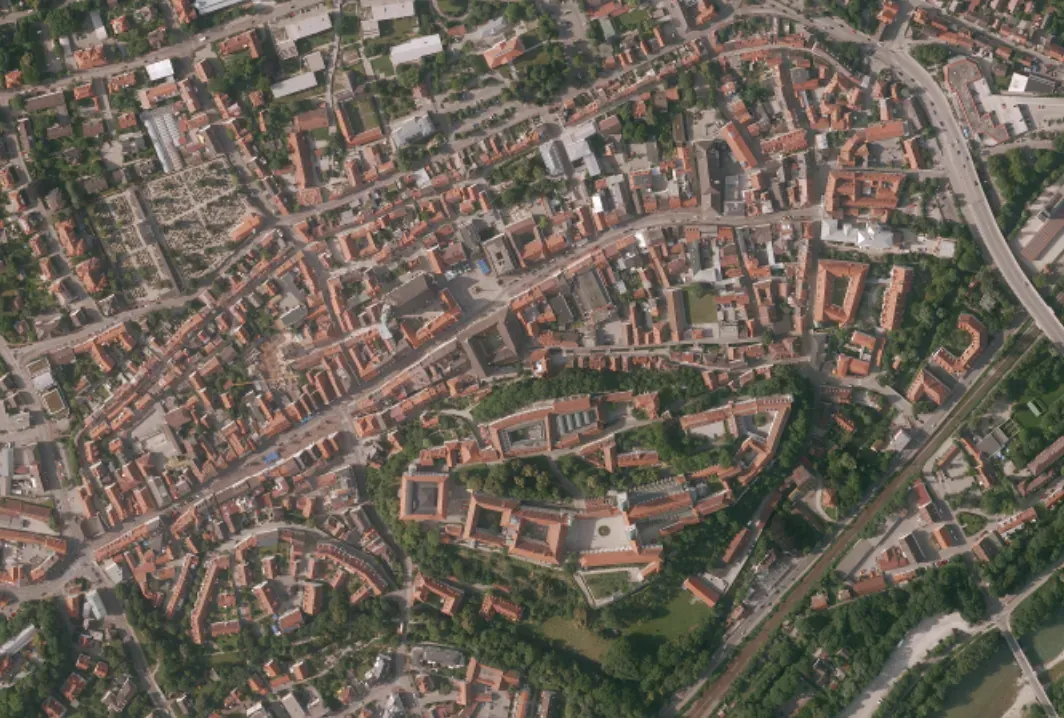 Altstadt Freising - Altstadt Freising Luftbild