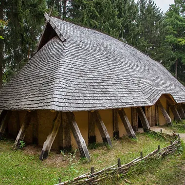 Archäologisches Freilichtmuseum Oerlinghausen - Arch-Freil-Oerlinghausen-Sachsenhaus