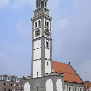 Rathaus und Perlachturm - Augsburg-Perlachkirche