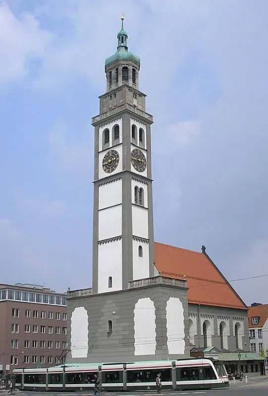 Rathaus und Perlachturm - Augsburg-Perlachkirche