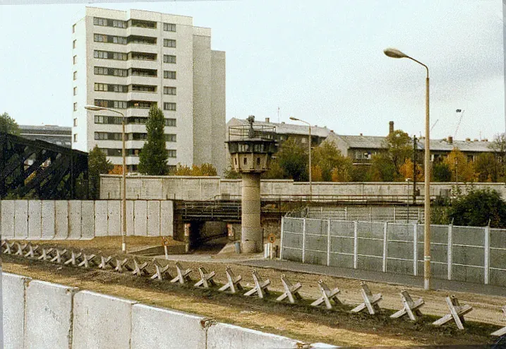 Grenzstreifen in Berlin 1980