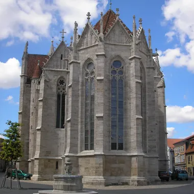 Bach-Kirche Divi Blasii Mühlhausen - Blasiikirche Mühlhausen hinten