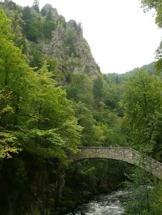 Jungfernbrücke im Bodetal - Bodetal Jungfernbrücke