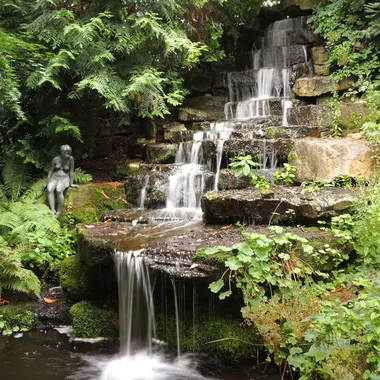 Botanischer Garten der Technischen Universität Braunschweig - BS bot Garten Wasserfall