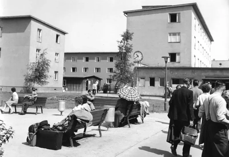 Erinnerungsstätte Notaufnahmelager Marienfelde - Bundesarchiv B 145 Bild-F005835-0004, Marienfelde, Flüchtlingslager