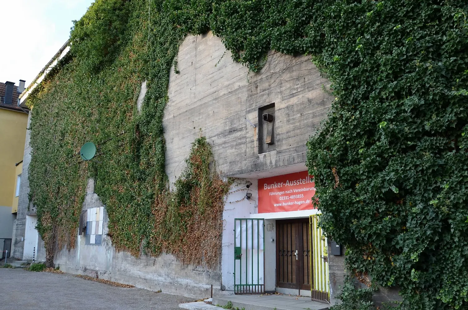 Bunker Hagen - Bunker-Außenansicht