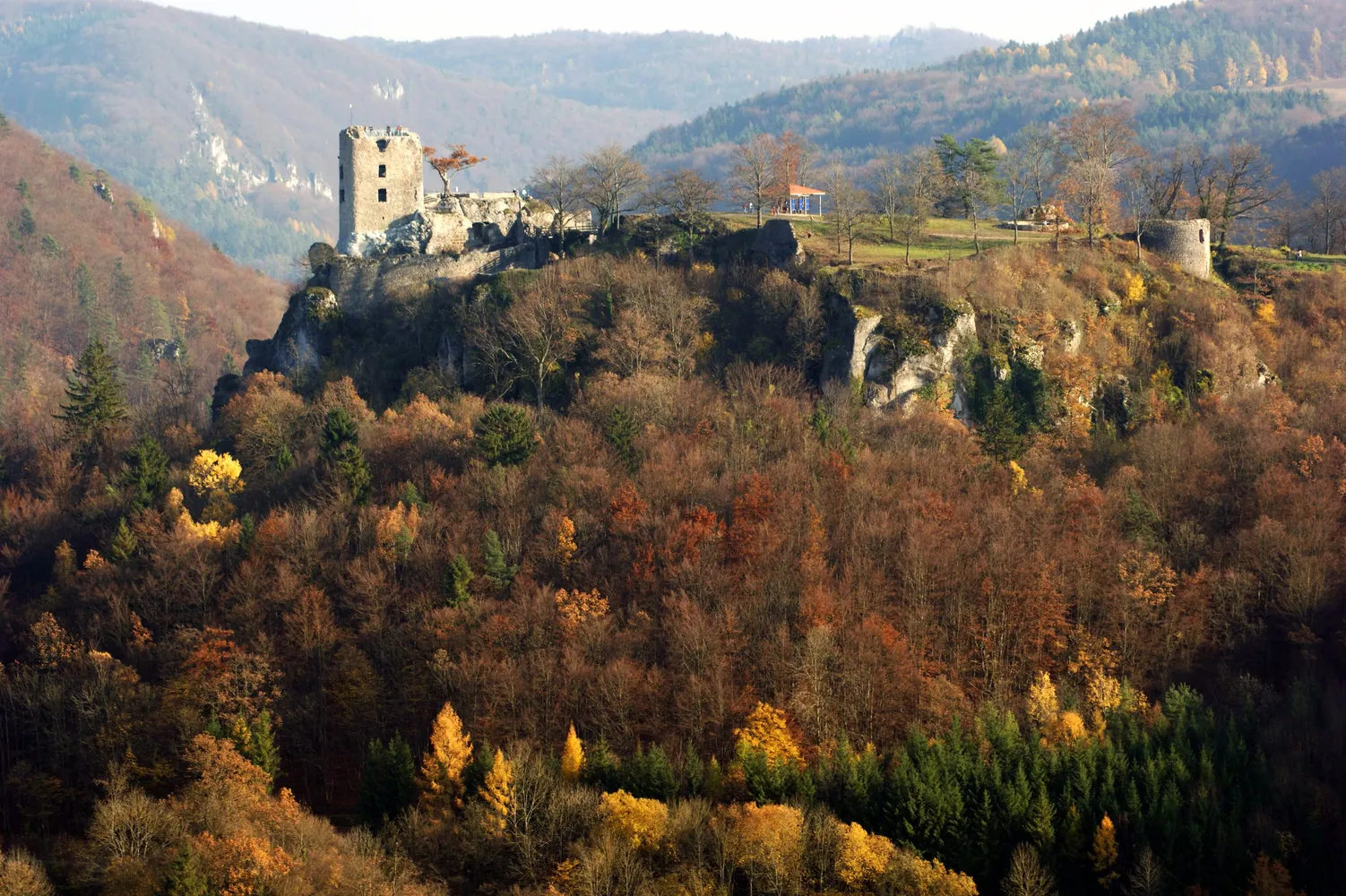 Fränkische Schweiz - Burgruine Neideck 05112008