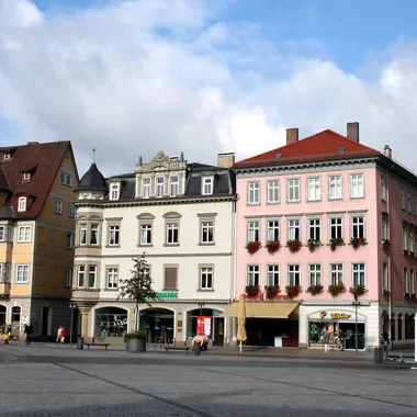 Marktplatz Coburg - Coburg-Marktplatz-Westseite