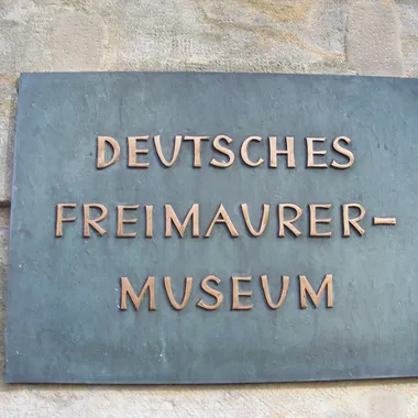 Deutsches Freimaurermuseum e.V. - Deutsches Freimaurermuseum (Schild)