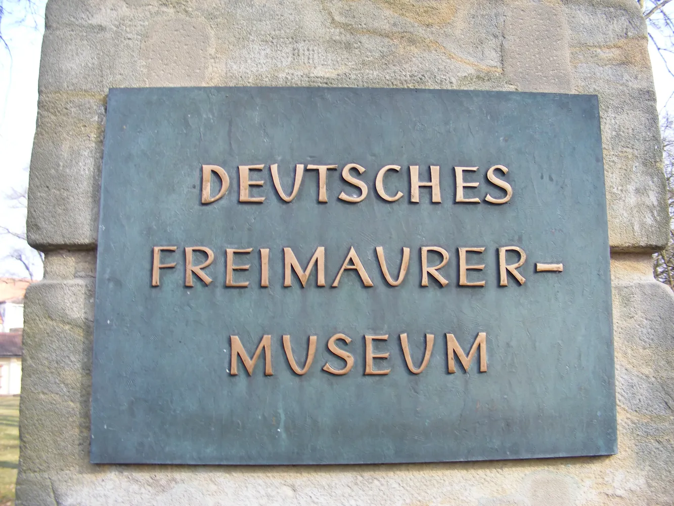 Deutsches Freimaurermuseum e.V. - Deutsches Freimaurermuseum (Schild)