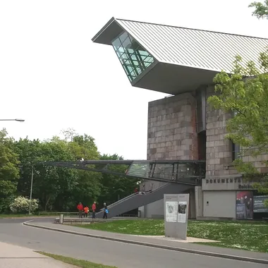 Dokumentationszentrum Reichsparteitagsgelände - Documentation center entrance nuernberg may2011