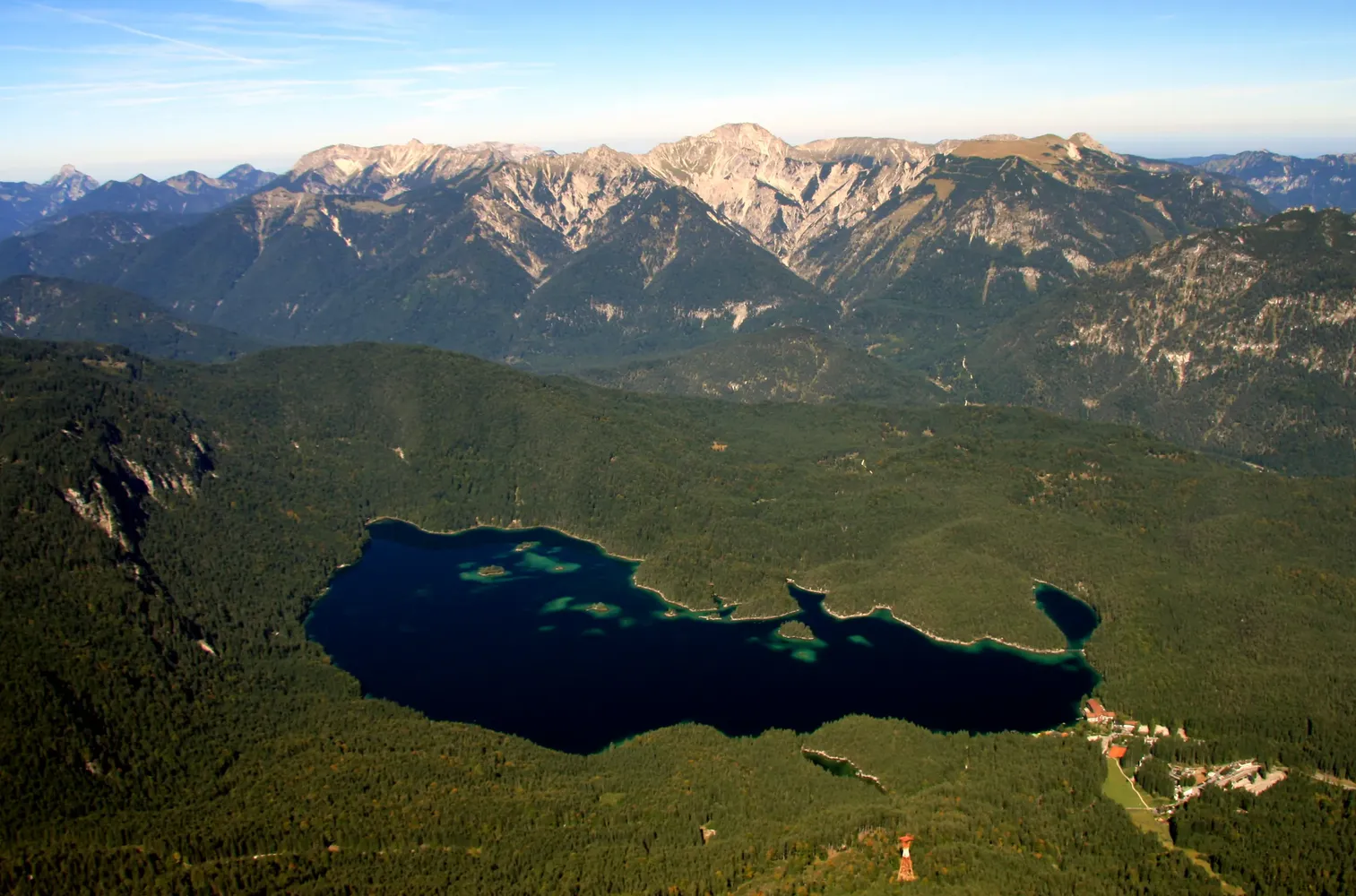 Eibsee - Eibsee und Ammergauer Alpen