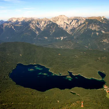 Eibsee - Eibsee und Ammergauer Alpen