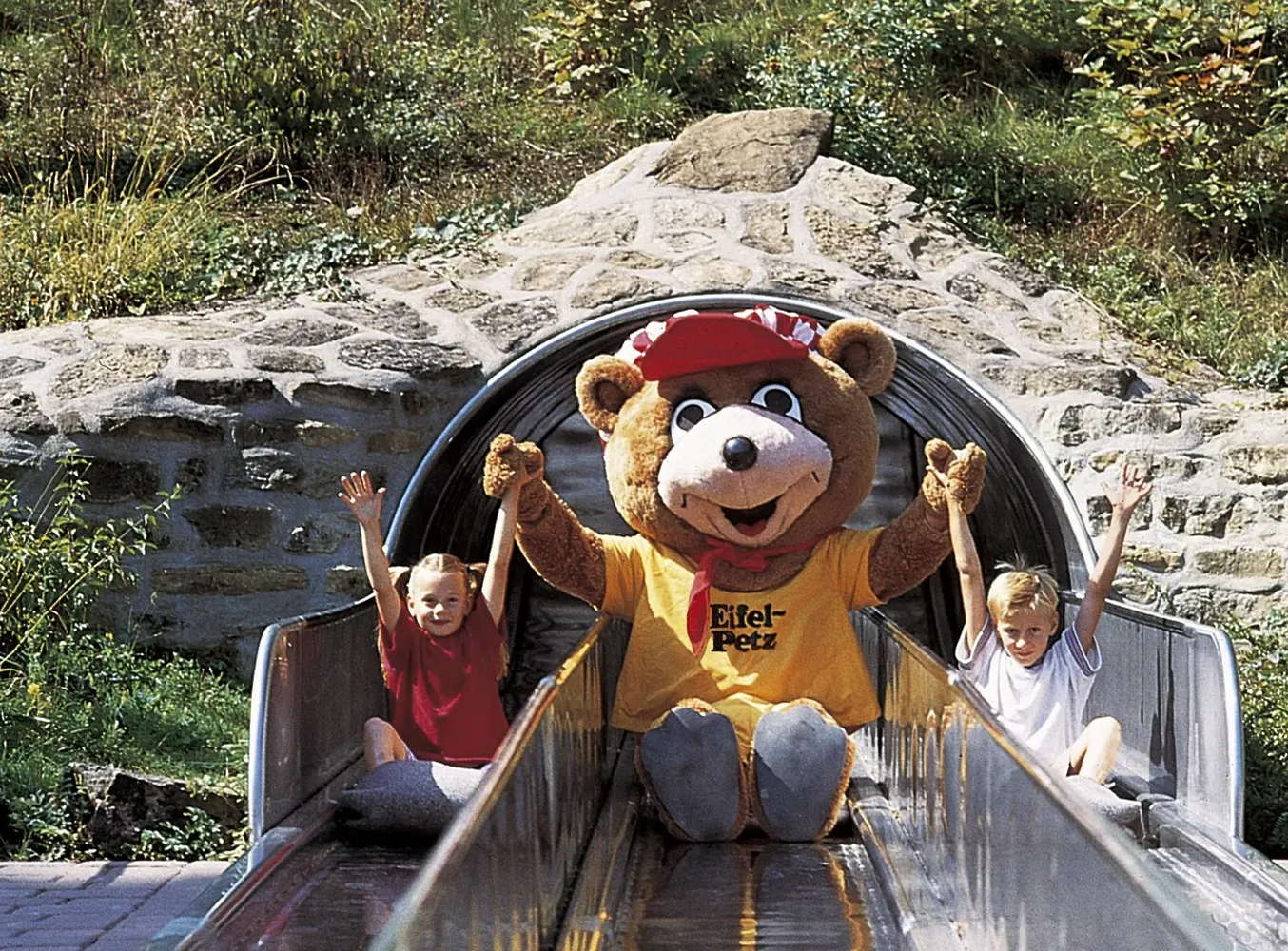 Eifelpark Gondorf - Eifelpark Petz auf Rutsche
