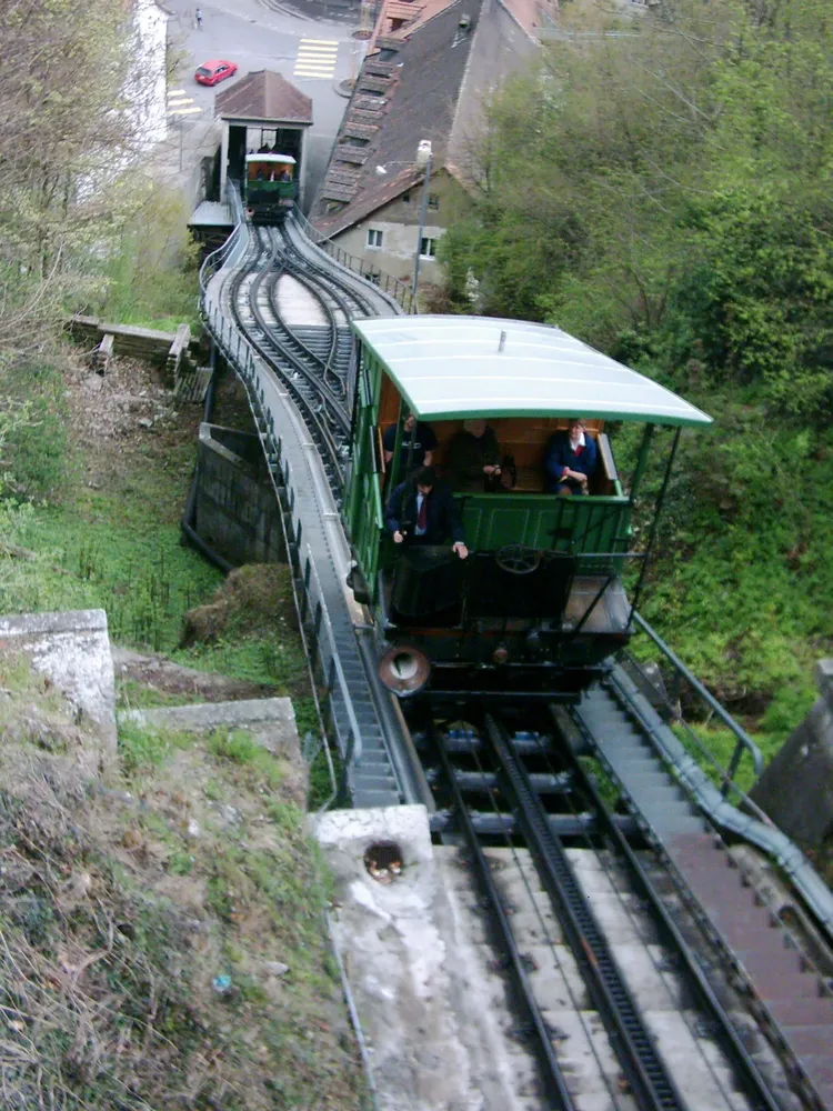 Standseilbahn - Fribourg funicular