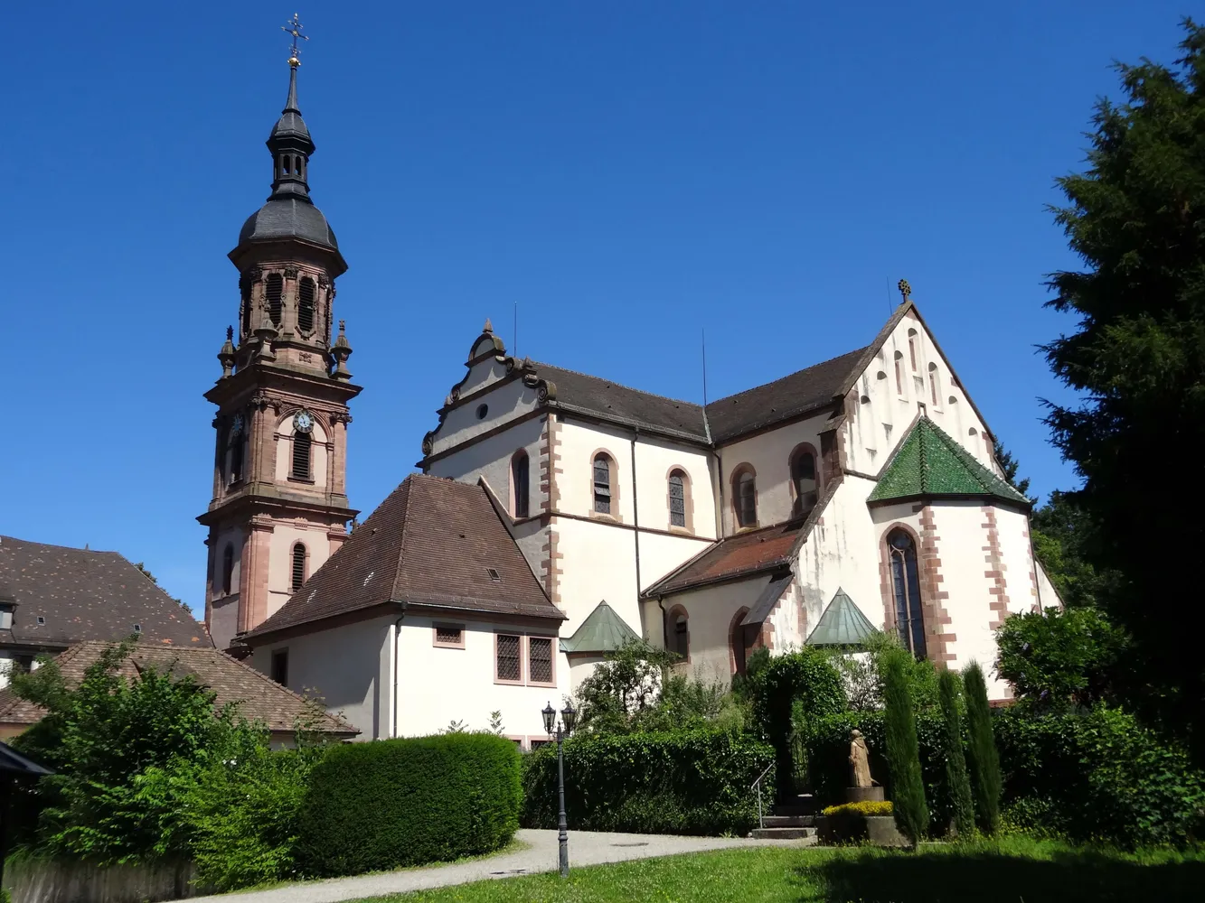 Stadtkirche Sankt Marien - Gengenbach, Stadtkirche St. Marien, Blick von Südosten