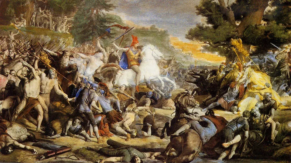 Gemälde der Varusschlacht