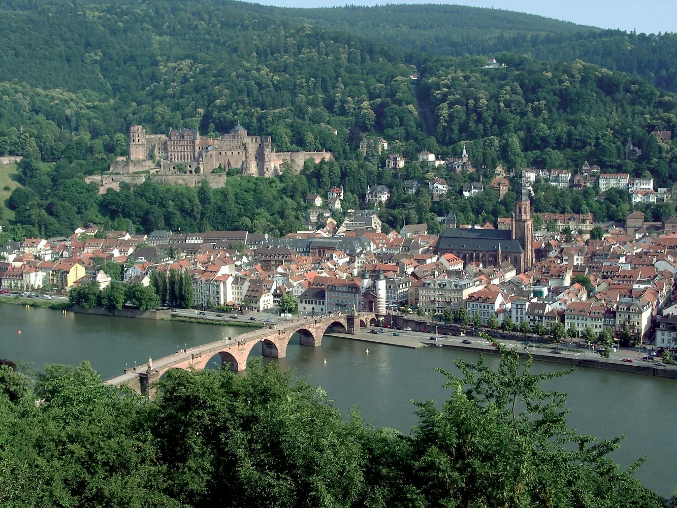 Heidelberger Altstadt - Heidelberg corr