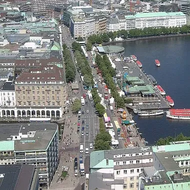 Jungfernstieg und Colonnaden - Jungfernstieg.wmt