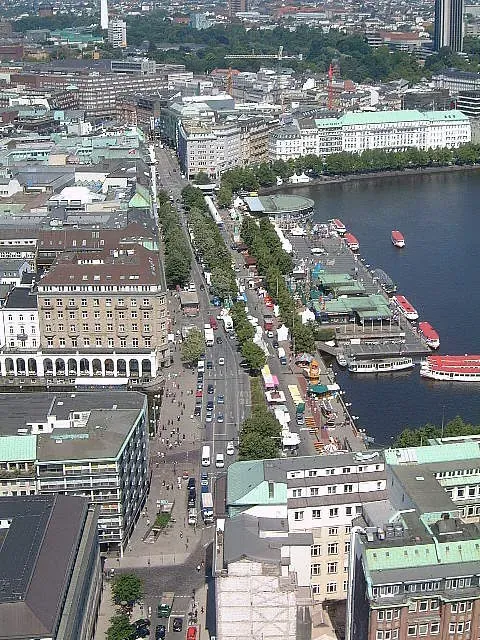 Jungfernstieg und Colonnaden - Jungfernstieg.wmt