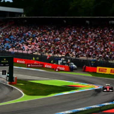 Hockenheimring - Kimi Raikkonen - Turn 1 of the Hockenheimring - 2014 German Grand Prix