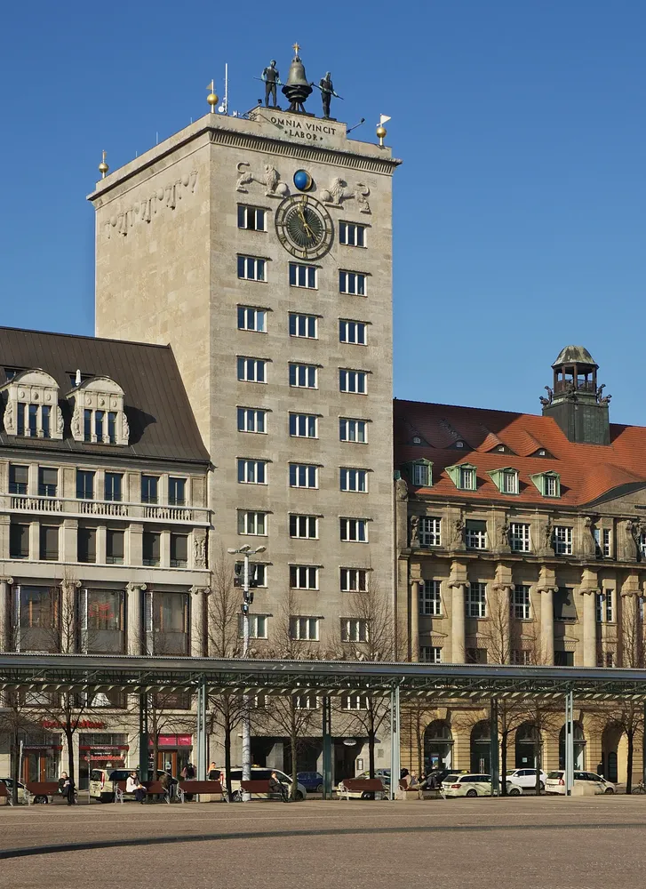 Ägyptische Museum Leipzig - Kroch-Hochhaus Leipzig 2011