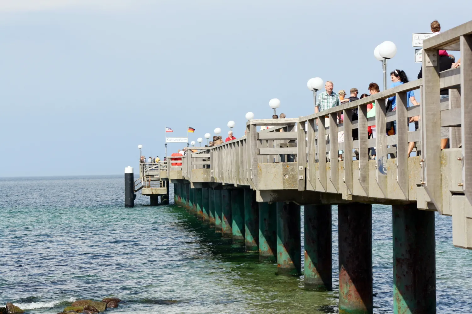 Strand Kühlungsborn - Kühlungsborn Seebrücke Seitenansicht