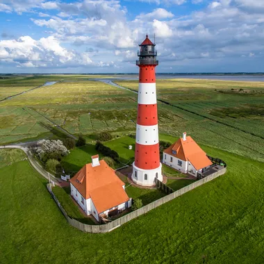 Leuchtturm Westerheversand - Leuchtturm in Westerheversand