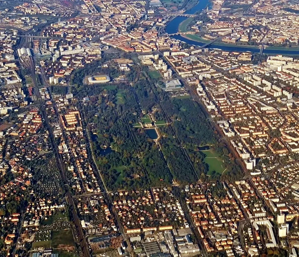 Großer Garten - Luftaufnahme Dresden 2019-10-31 2 (cropped) Großer Garten