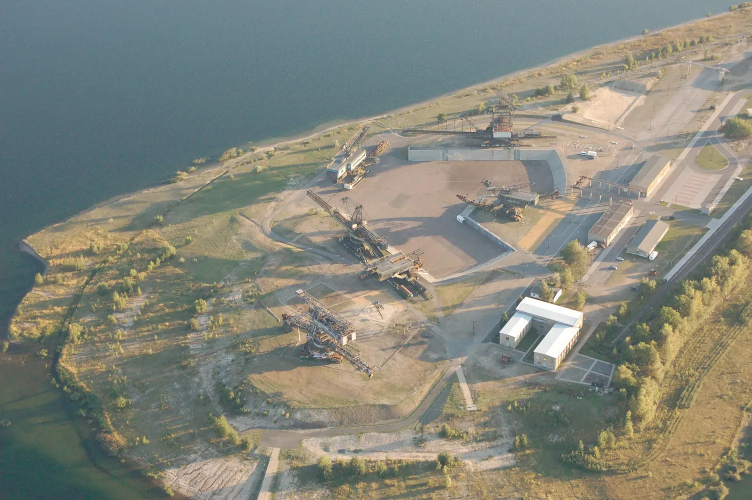 Ferropolis - Luftbild Ferropolis