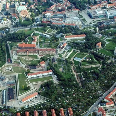 Zitadelle Petersberg - Luftbild Petersberg Erfurt