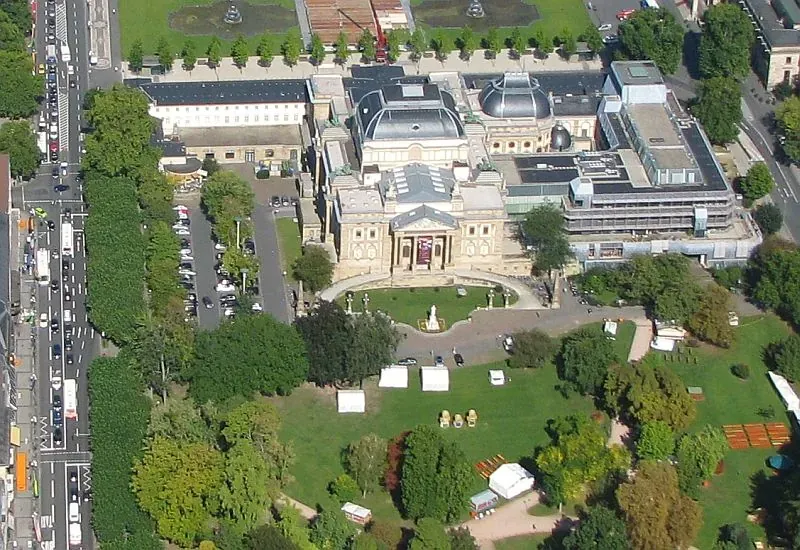 Staatstheater Wiesbaden - Luftbild Wiesbaden Hessisches Staatstheater IMG 0130