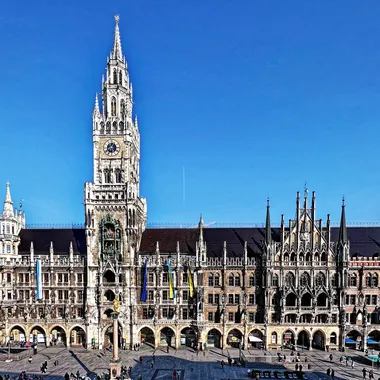 Marienplatz und Neues Rathaus - Marienplatz und Rathaus München