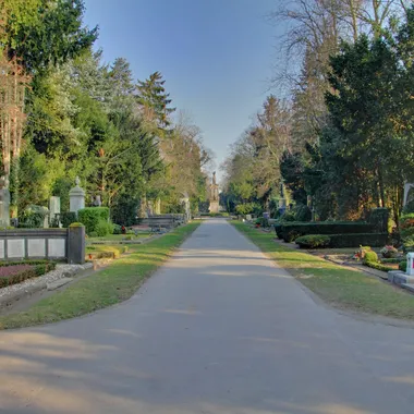 Melaten-Friedhof - Melaten Millionenallee Ansicht